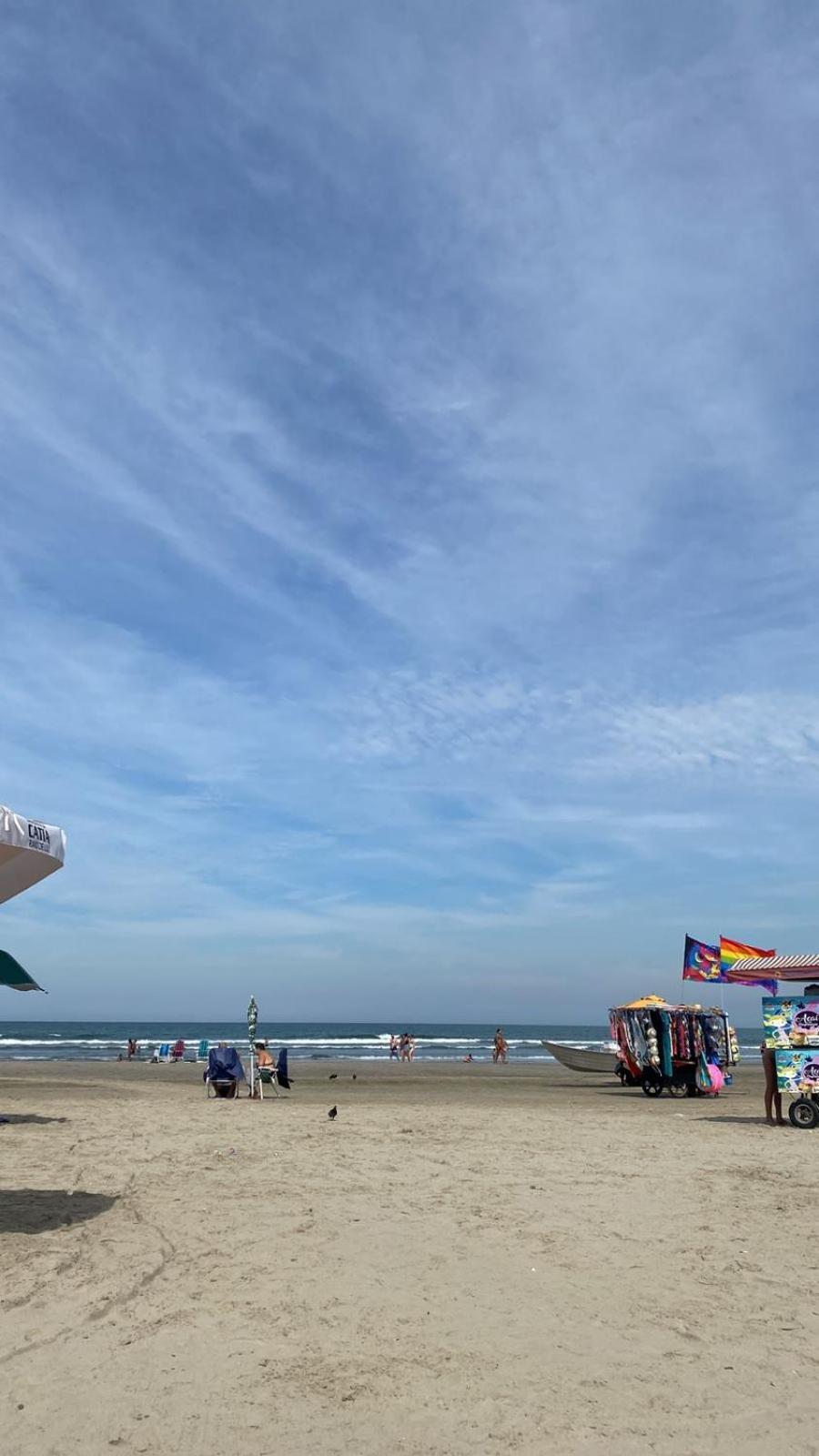 Apartamento Kit Net Pe Na Areia Praia Grande  Exteriér fotografie